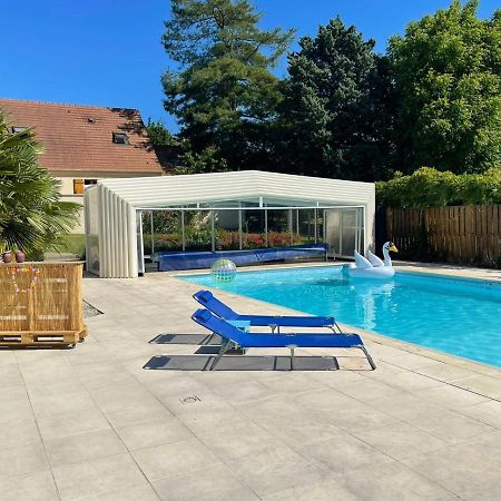 L'Annexe- Guest House Avec Piscine Studio Avec Coin Chambre Rosny-sur-Seine Eksteriør bilde